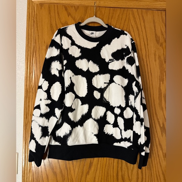 Nike Men's Sportswear Essentials Patterned Crewneck - NWT - Size L - Picture 2 of 10